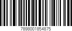 Código de barras (EAN, GTIN, SKU, ISBN): '7898001854875'