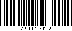 Código de barras (EAN, GTIN, SKU, ISBN): '7898001858132'