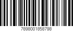 Código de barras (EAN, GTIN, SKU, ISBN): '7898001858798'
