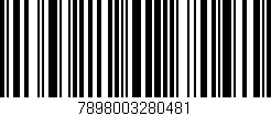 Código de barras (EAN, GTIN, SKU, ISBN): '7898003280481'