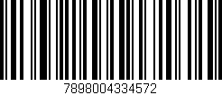 Código de barras (EAN, GTIN, SKU, ISBN): '7898004334572'