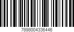 Código de barras (EAN, GTIN, SKU, ISBN): '7898004336446'