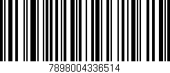 Código de barras (EAN, GTIN, SKU, ISBN): '7898004336514'