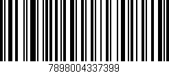 Código de barras (EAN, GTIN, SKU, ISBN): '7898004337399'