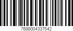 Código de barras (EAN, GTIN, SKU, ISBN): '7898004337542'