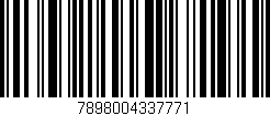Código de barras (EAN, GTIN, SKU, ISBN): '7898004337771'