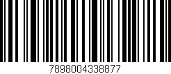 Código de barras (EAN, GTIN, SKU, ISBN): '7898004338877'