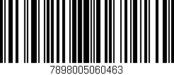 Código de barras (EAN, GTIN, SKU, ISBN): '7898005060463'