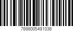 Código de barras (EAN, GTIN, SKU, ISBN): '7898005491038'