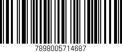 Código de barras (EAN, GTIN, SKU, ISBN): '7898005714687'
