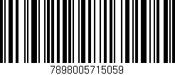 Código de barras (EAN, GTIN, SKU, ISBN): '7898005715059'