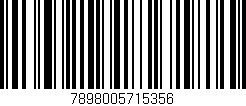 Código de barras (EAN, GTIN, SKU, ISBN): '7898005715356'