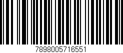Código de barras (EAN, GTIN, SKU, ISBN): '7898005716551'