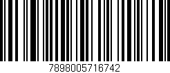 Código de barras (EAN, GTIN, SKU, ISBN): '7898005716742'