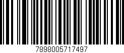 Código de barras (EAN, GTIN, SKU, ISBN): '7898005717497'