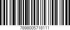 Código de barras (EAN, GTIN, SKU, ISBN): '7898005718111'