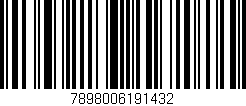 Código de barras (EAN, GTIN, SKU, ISBN): '7898006191432'