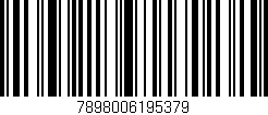 Código de barras (EAN, GTIN, SKU, ISBN): '7898006195379'