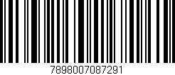 Código de barras (EAN, GTIN, SKU, ISBN): '7898007087291'