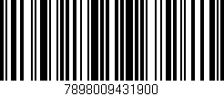 Código de barras (EAN, GTIN, SKU, ISBN): '7898009431900'