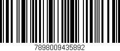 Código de barras (EAN, GTIN, SKU, ISBN): '7898009435892'