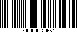 Código de barras (EAN, GTIN, SKU, ISBN): '7898009439654'
