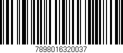 Código de barras (EAN, GTIN, SKU, ISBN): '7898016320037'