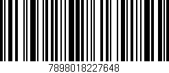 Código de barras (EAN, GTIN, SKU, ISBN): '7898018227648'