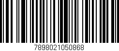 Código de barras (EAN, GTIN, SKU, ISBN): '7898021050868'