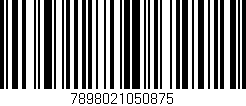 Código de barras (EAN, GTIN, SKU, ISBN): '7898021050875'