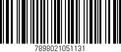 Código de barras (EAN, GTIN, SKU, ISBN): '7898021051131'