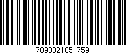 Código de barras (EAN, GTIN, SKU, ISBN): '7898021051759'