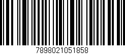 Código de barras (EAN, GTIN, SKU, ISBN): '7898021051858'