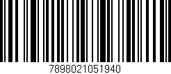 Código de barras (EAN, GTIN, SKU, ISBN): '7898021051940'