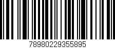 Código de barras (EAN, GTIN, SKU, ISBN): '78980229355895'