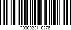 Código de barras (EAN, GTIN, SKU, ISBN): '7898023118276'