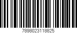 Código de barras (EAN, GTIN, SKU, ISBN): '7898023118825'