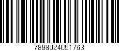 Código de barras (EAN, GTIN, SKU, ISBN): '7898024051763'