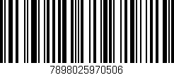 Código de barras (EAN, GTIN, SKU, ISBN): '7898025970506'