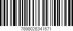 Código de barras (EAN, GTIN, SKU, ISBN): '7898026341671'