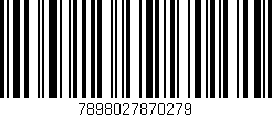 Código de barras (EAN, GTIN, SKU, ISBN): '7898027870279'
