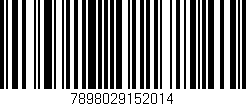 Código de barras (EAN, GTIN, SKU, ISBN): '7898029152014'