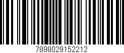 Código de barras (EAN, GTIN, SKU, ISBN): '7898029152212'