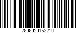 Código de barras (EAN, GTIN, SKU, ISBN): '7898029153219'