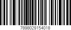 Código de barras (EAN, GTIN, SKU, ISBN): '7898029154018'