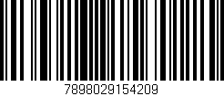 Código de barras (EAN, GTIN, SKU, ISBN): '7898029154209'