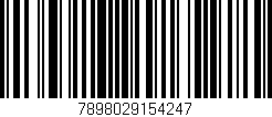 Código de barras (EAN, GTIN, SKU, ISBN): '7898029154247'