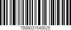 Código de barras (EAN, GTIN, SKU, ISBN): '7898031540625'