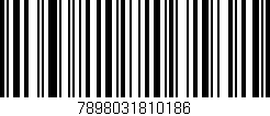Código de barras (EAN, GTIN, SKU, ISBN): '7898031810186'