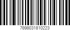 Código de barras (EAN, GTIN, SKU, ISBN): '7898031810223'